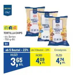 Metro Tortilla Chips Angebot