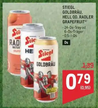 Stiegl Goldbräu, Hell od. Radler Grapefruit