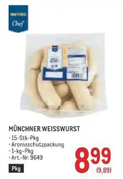 Metro Münchner Weißwurst Angebot