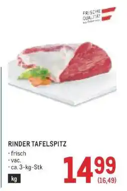 Metro Rinder Tafelspitz Angebot