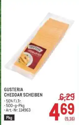 Metro Gusteria Cheddar Scheiben Angebot