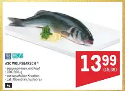 Metro ASC WOLFSBARSCH Angebot