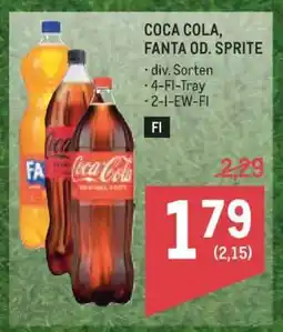 Metro Coca-Cola Fanta od. Sprite Angebot