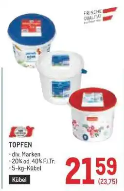Metro TOPFEN Angebot