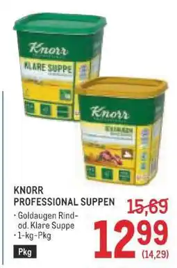 Metro KNORR PROFESSIONAL SUPPEN Angebot