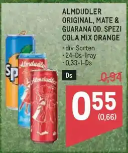 Metro Almdudler original, mate & guarana od. spezi cola mix orange Angebot
