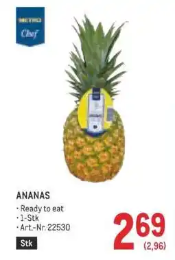 Metro ANANAS Angebot