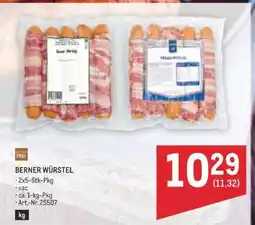 Metro BERNER WÜRSTEL Angebot