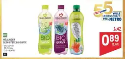 Metro HÖLLINGER GESPRITZTE BIO SÄFTE Angebot