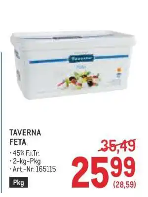 Metro TAVERNA FETA Angebot