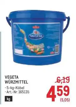 Metro VEGETA Angebot