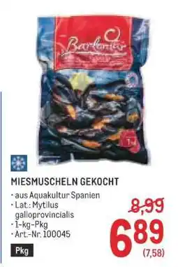 Metro MIESMUSCHELN GEKOCHT Angebot