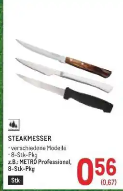 Metro STEAKMESSER Angebot