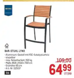 Metro Bar-Stuhl Lynx Angebot