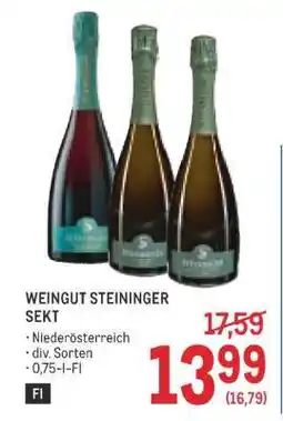 Metro Weingut Steininger Sekt Angebot