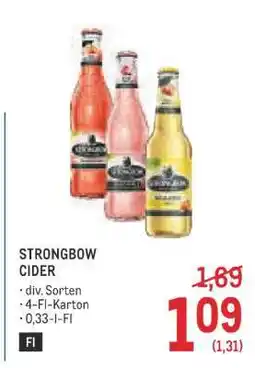 Metro Strongbow Cider Angebot
