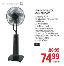 Metro STANDVENTILATOR 37 CM SFM3625 Angebot