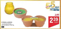 Metro CITRONELLA KERZEN Angebot