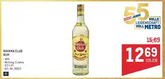 Metro Havana Club Rum Angebot