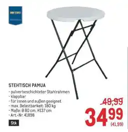 Metro STEHTISCH PAMUA Angebot