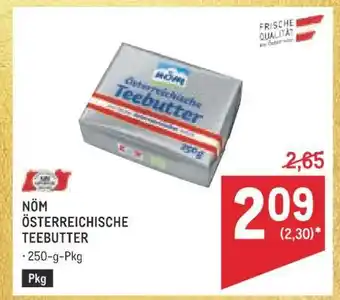 Metro Nöm Österreichische Teebutter Angebot