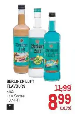 Metro BERLINER LUFT FLAVOURS Angebot