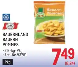 Metro Bauernland bauern pommes Angebot