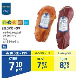 Metro Selchschopf Angebot