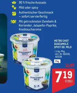 Metro Metro chef guacamole spicy od. mild Angebot