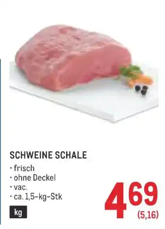 Metro Schweine schale Angebot