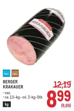 Metro Berger krakauer Angebot