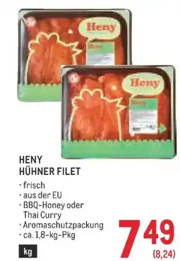 Metro Heny hühner filet Angebot