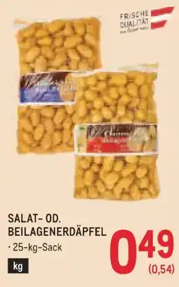Metro Salat- od. beilagenerdäpfel Angebot