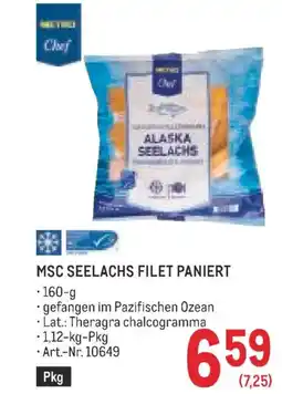Metro Msc seelachs filet paniert Angebot