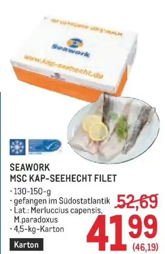Metro Seawork msc kap-seehecht filet Angebot