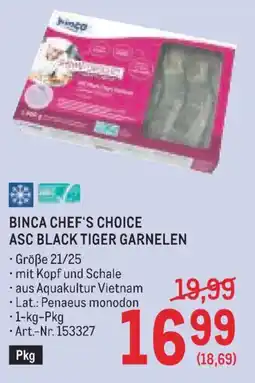 Metro Binca chef's choice asc black tiger garnelen Angebot
