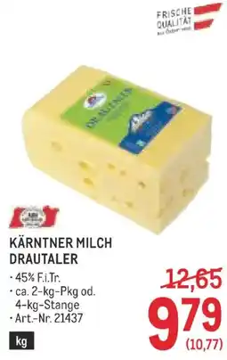 Metro Kärntner milch drautaler Angebot