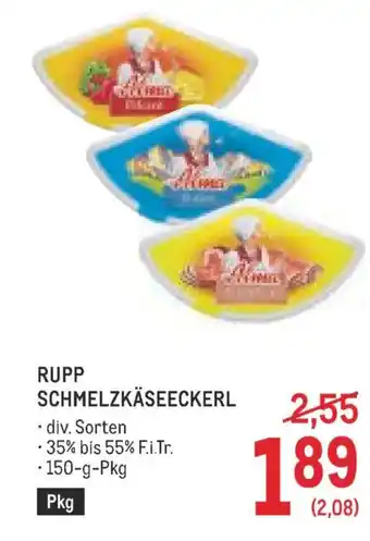 Metro Rupp schmelzkäseeckerl Angebot