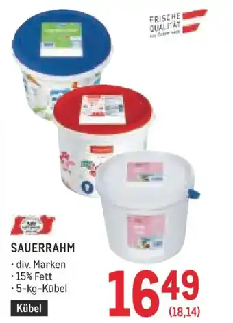 Metro Sauerrahm Angebot
