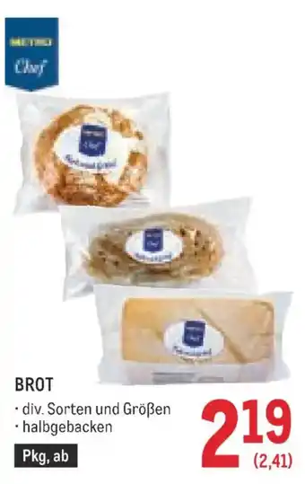 Metro Brot Angebot