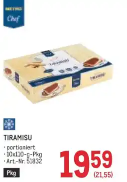 Metro Tiramisu Angebot