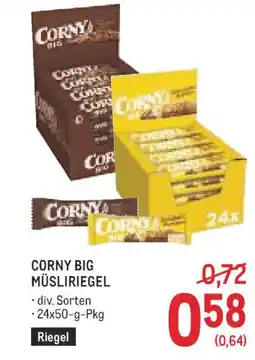 Metro Corny big müsliriegel Angebot