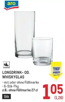 Metro Longdrink-od. whiskyglas Angebot