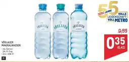 Metro Vöslauer mineralwasser Angebot