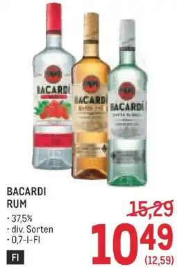 Metro BACARDI RUM Angebot