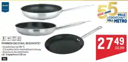 Metro Pfannen edelstahl beschichtet Angebot