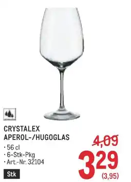 Metro Crystalex aperol-/hugoglas Angebot