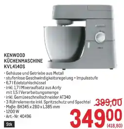 Metro Kenwood küchenmaschine kvl4140s Angebot