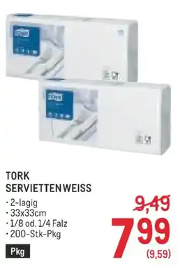 Metro Tork servietten weiss Angebot