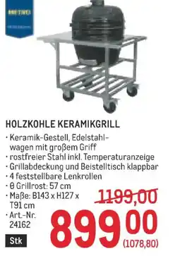 Metro Holzkohle keramikgrill Angebot